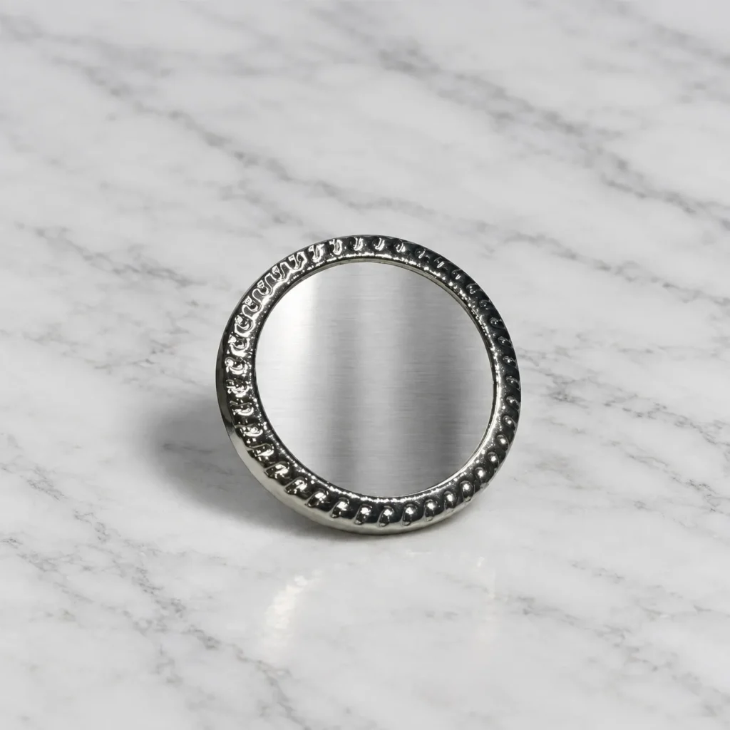 Rozet Z03 gümüşü 17 mm (maqnitli)