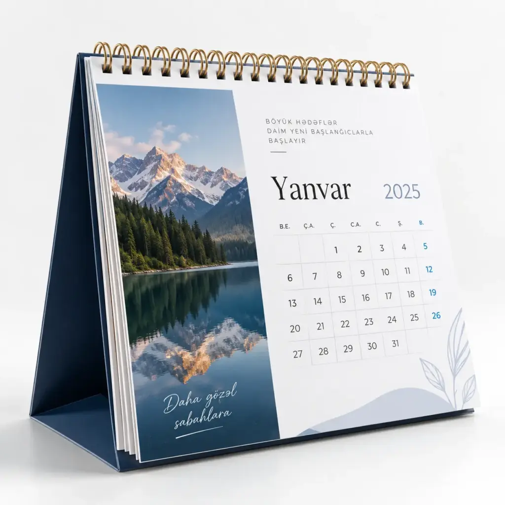 Kalendar stolüstü 13 vereqli